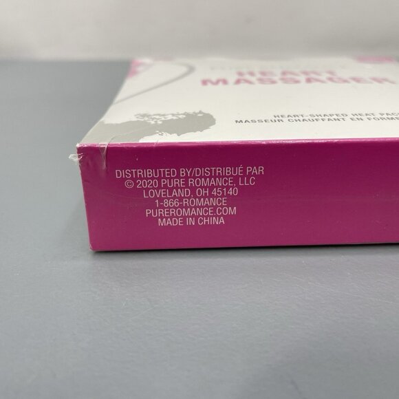 Pure Romance Heart Massager Heat Pack Reusable New Sealed - Picture 2 of 3